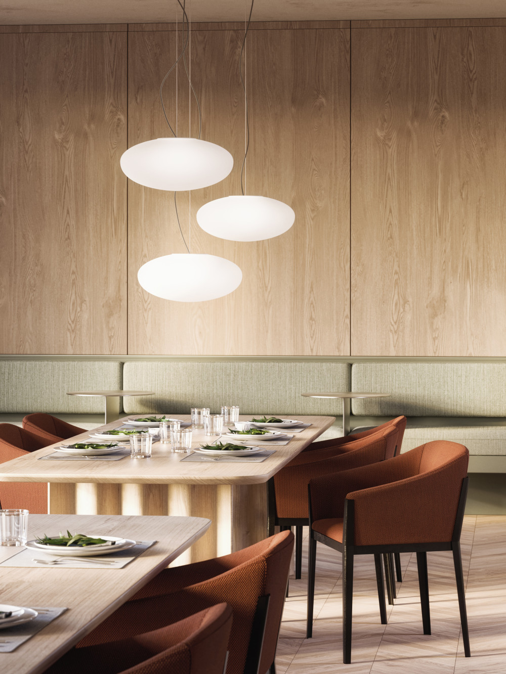 Lumi White F07 - Lampada a sospensione